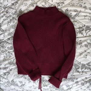 Burgundy sweater